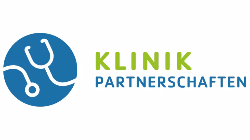 Logo der Initiative „Klinikpartnerschaften – Partner stärken Gesundheit“