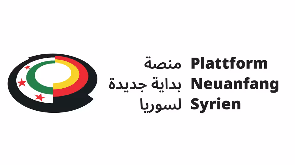 Logo der Plattform „Neuanfang für Syrien“