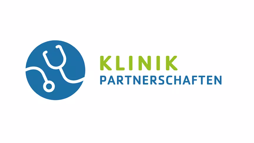 Logo der Initiative "Klinikpartnerschaften – Partner stärken Gesundheit" 